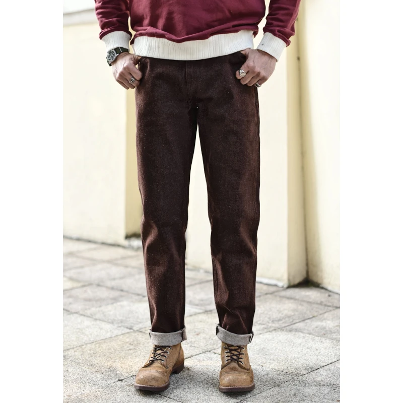 Levis Jeans 501 - Jeans da Uomo Saucezhan Marroni, Pantaloni