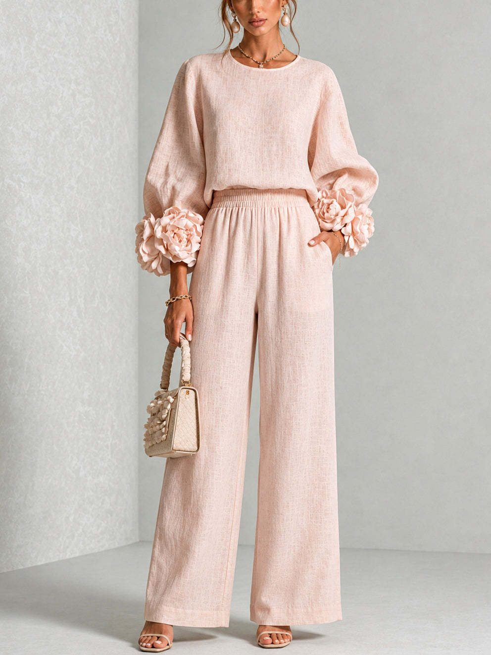 Completo da donna in lino a 2  - Linen Pant Wide recensione e prezzo